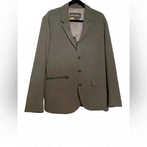 Eddie Bauer Gray Travelex Blazer - Picture 1 of 5